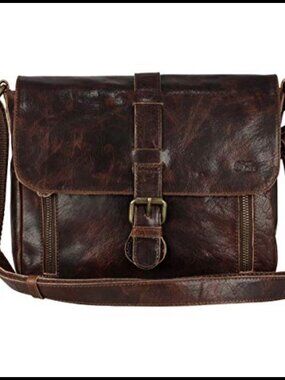 Genuine Leather Crossbody Purse Handbag Messenger Bag